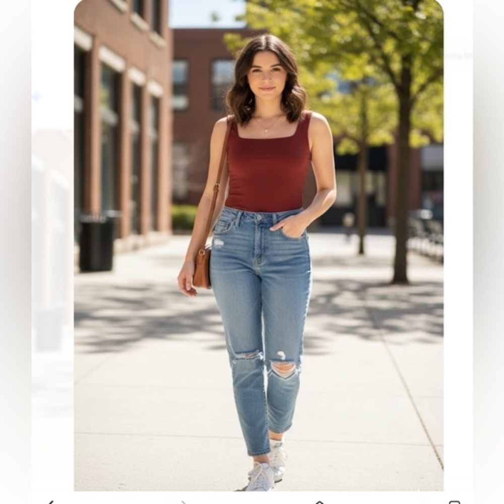 Nine West Rich Red Tank Top